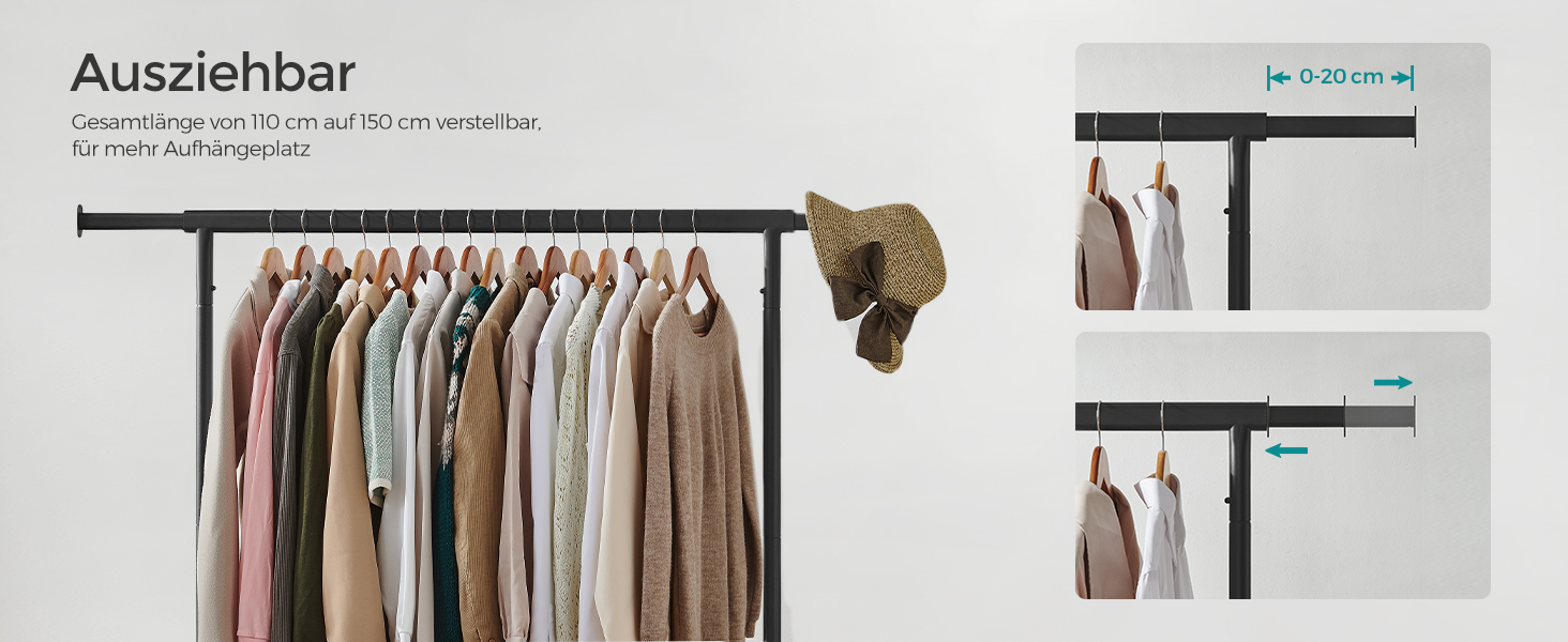 egy ruhatartó állvány, amelyen egy kalap lóg.