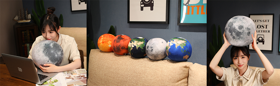 Moon Earth Stuffed Animal Toys