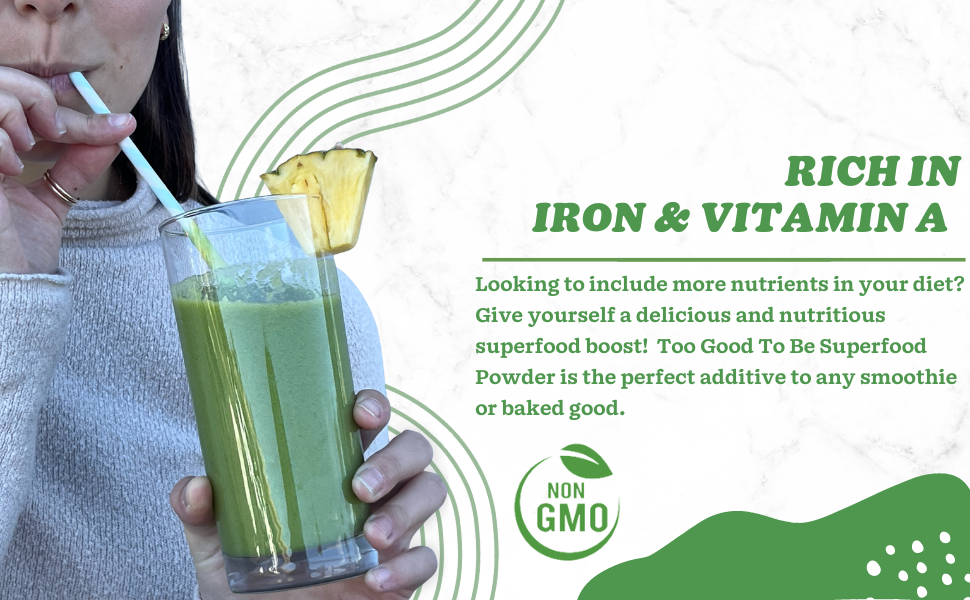 Too Good To Be PlantBased Algae Protein Powder