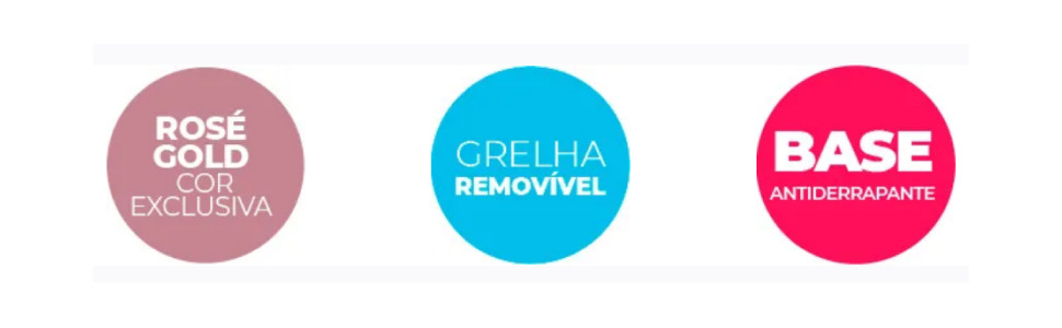 Fritadeira Sem Óleo 3L Cadence Dream Rosé Gold