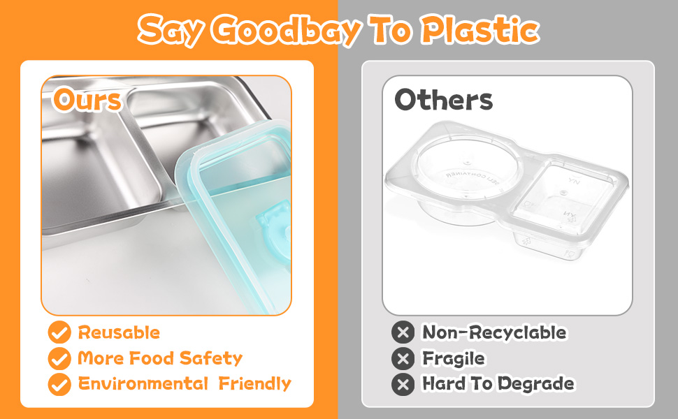 Stainless Steel Snack Containers