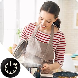 Auto switch off feature for safety & saving electricity