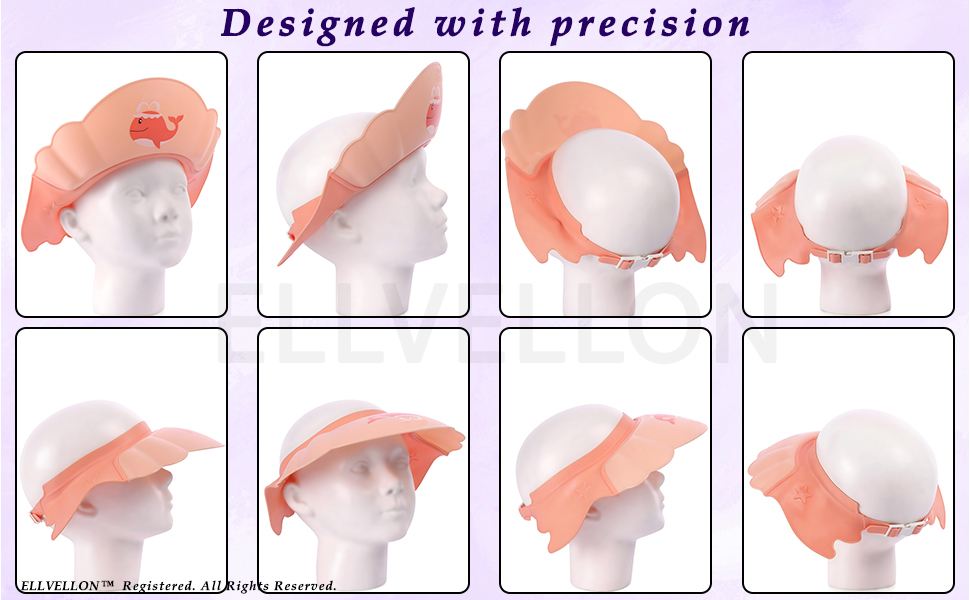 Buy ELLVELLON® Baby Shower Caps, Baby Bath Cap, Shower Cap For Kids