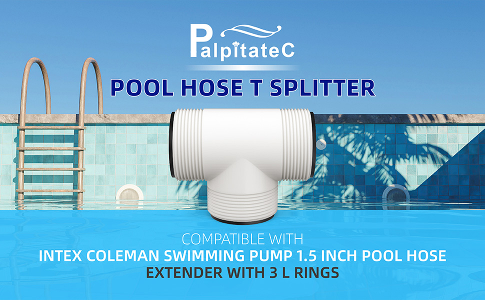 PalpitateC Pool Hose T Splitter Compatible with Intex