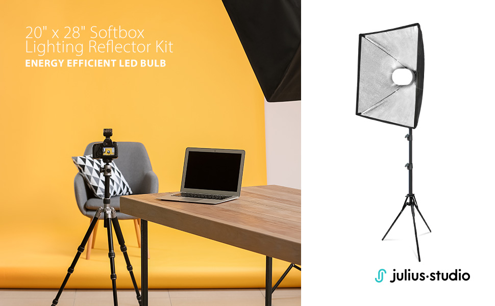 Julius Studio [2 Set] 20 x 28 inch Softbox LED Lighting