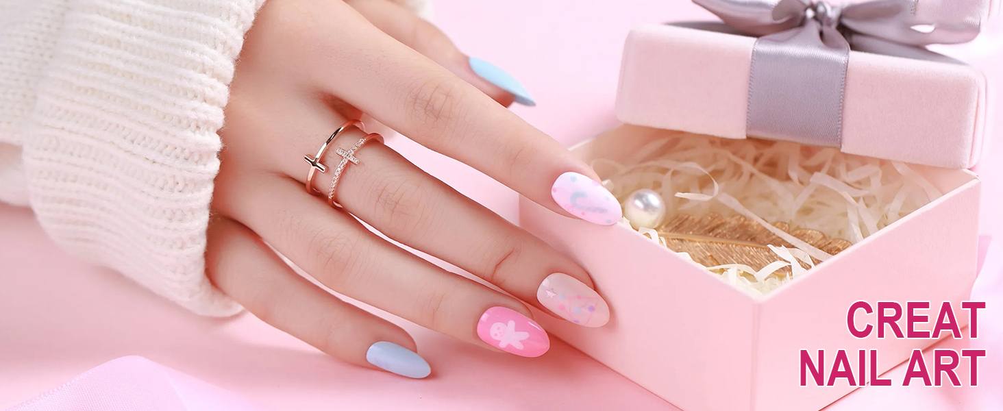 Nail Art Brushes Set, 4Pcs Gel Polish Nail Art Design Pen