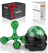M.S.Lemberg Massage Set inkl. Massageball & Triggerpunkt Drücker Massagegerät - Faszien & Muskel...