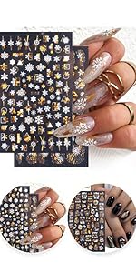 Christmas nail stickers