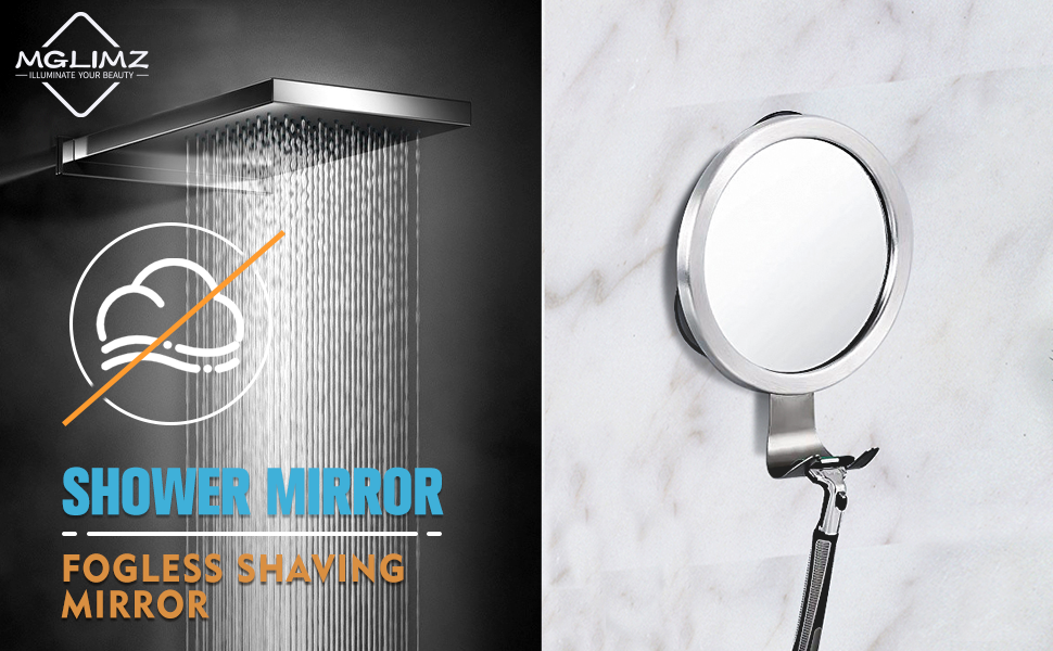 MGLIMZ Fogless Shower Mirror,FogFree Bathroom Mirror with