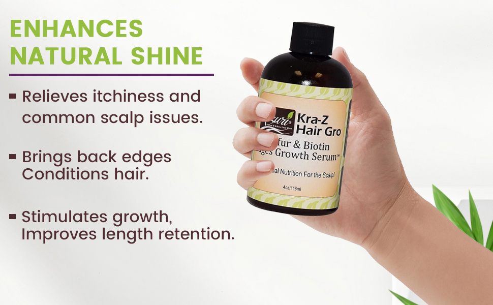Amazon.com : Nzuri Hair Growth Sulfur & Biotin Wild Hair