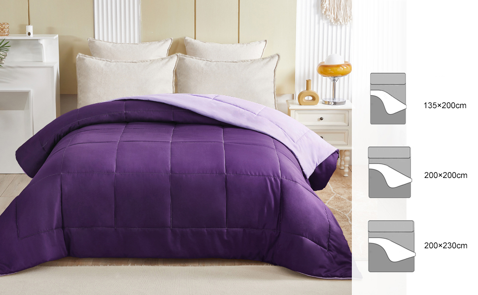 the company store purple comforter set