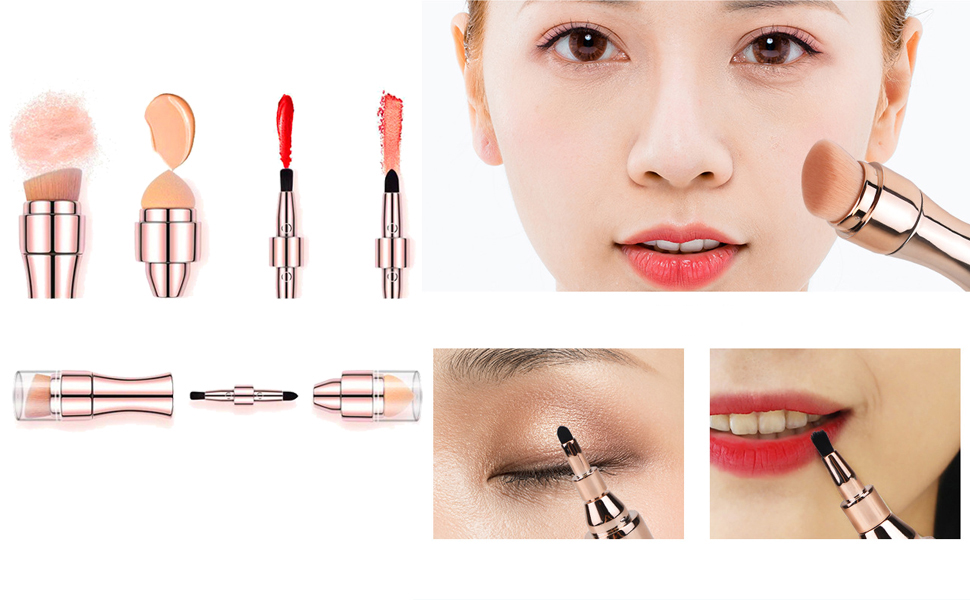 multifunctional makeup brush