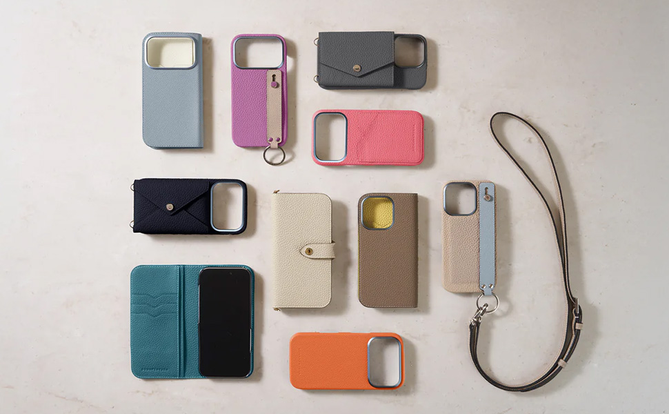 BONAVENTURA iPhone17proMAX用　手帳型ケース　色エトープ エトープ（ブラウン系）のバッグ・iPhoneケース・レザーグッズ