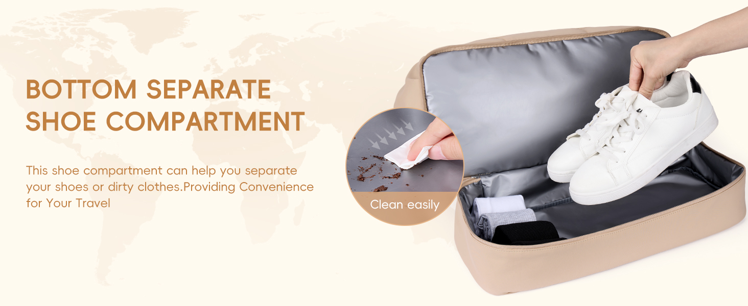 gym bag with shoe compartment