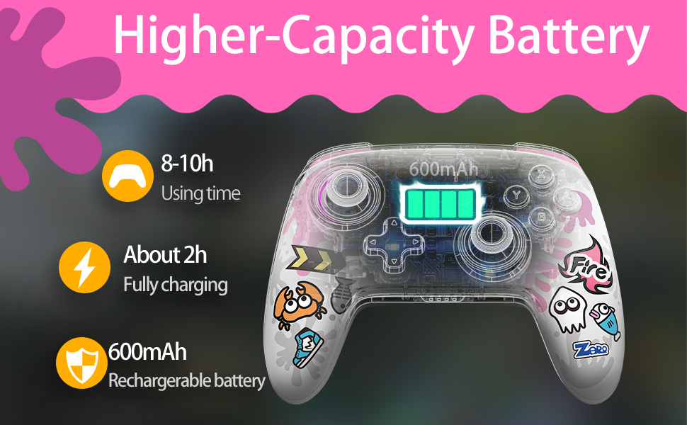 IINE Wireless Pro Controller Gamepad Compatible with Nintendo Switch