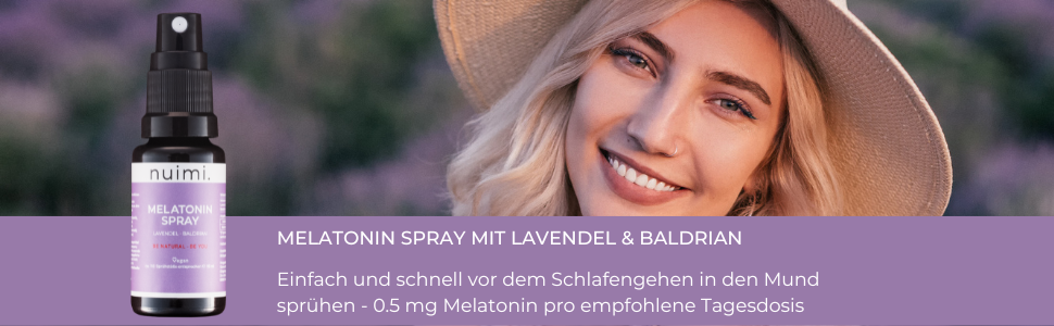 Melatonin Spray, Melatonin hochdosiert, Melatonin Einschlafspray, Einschlafspray