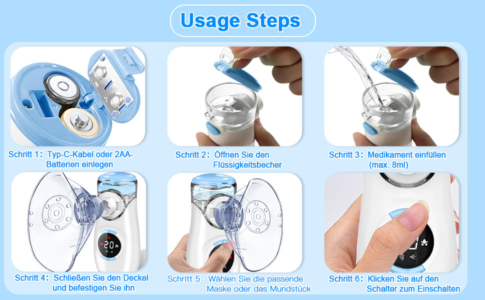 Elektrische Inhalator vernebler