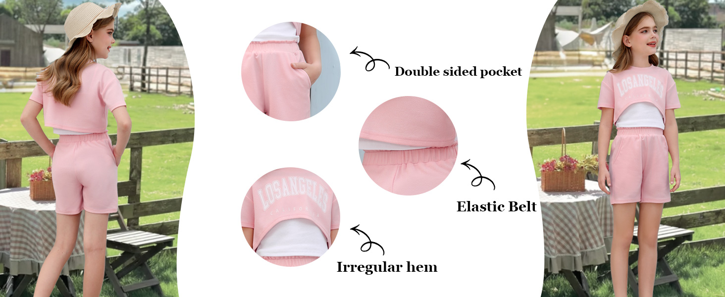 Girls 3 Piece Summer Outfits