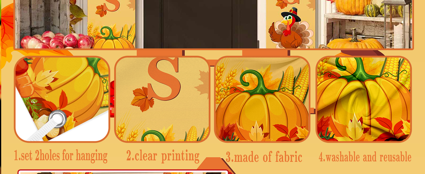 Thanksgiving Banner, Door Mount
