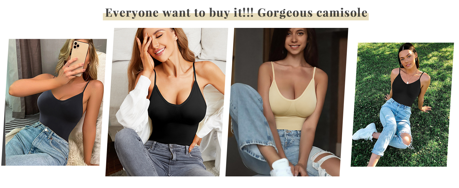 JOSERGO gorgeous camisole bodysuit 