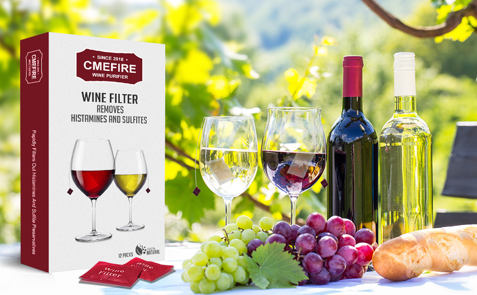 Wine Filter Bags,Sulfites & Histamine Remover,Reduces