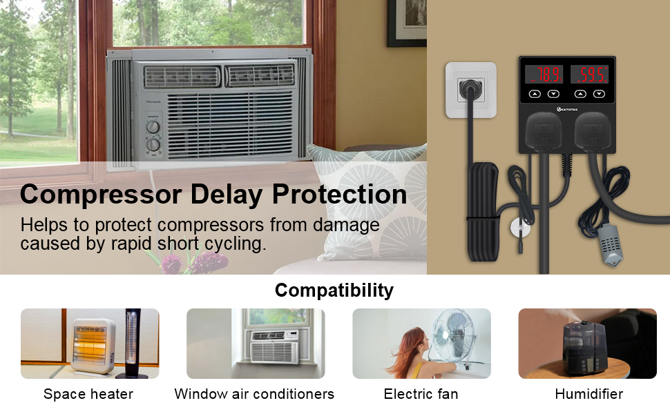 Temperature and Humidity Controller Outlet