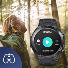 smartwatch has breathing training