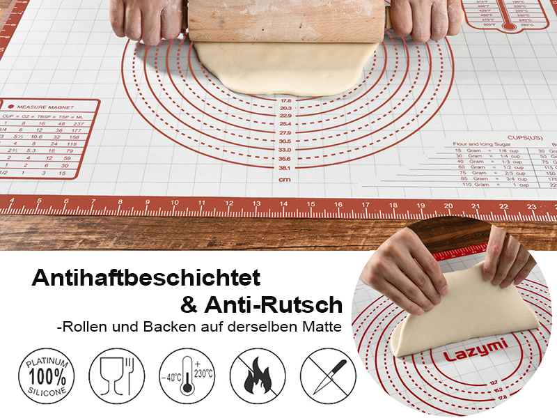 silikon unterlagebacken