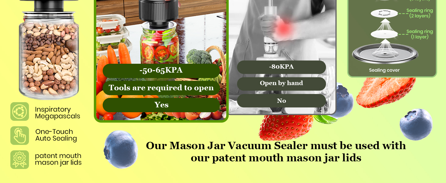jar vacuum sealer for mason jars