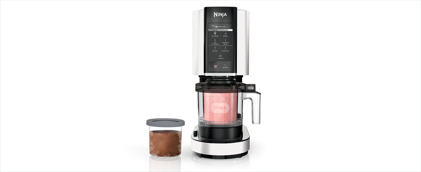 Ninja NC301 CREAMi Ice Cream Maker, for Gelato, Mixins