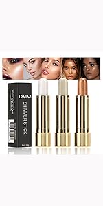 3Pcs Shimmer Highlighter Highlight Makeup Contour Foundation Stick Pen