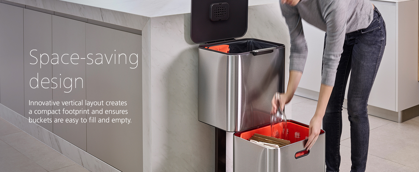 Joseph Joseph Totem Max 60 Litre Waste Separation and Recycling Kitchen