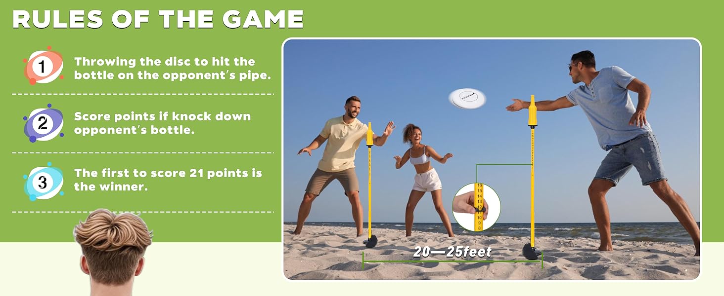 flying disc game set