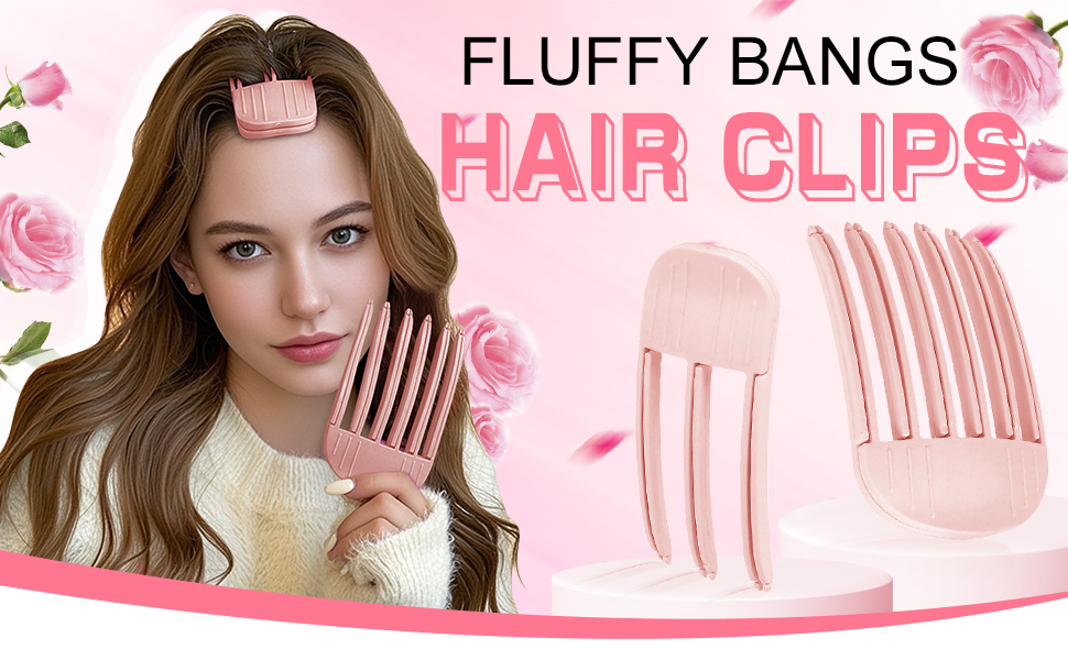 Hair Volume Clips for Fluffy Bangs, Wind Shaping Comb for Men and Women