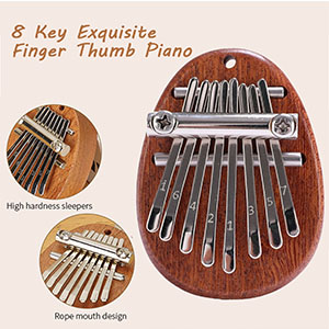 8 Key Exquisite Finger Thumb Piano