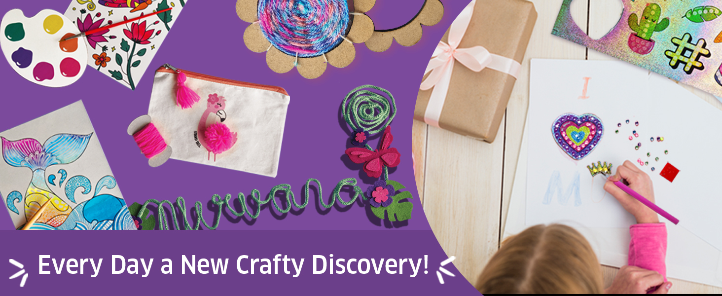 Chalk and Chuckles 7 Days of Arts & Crafts, Make multiple unique craft items