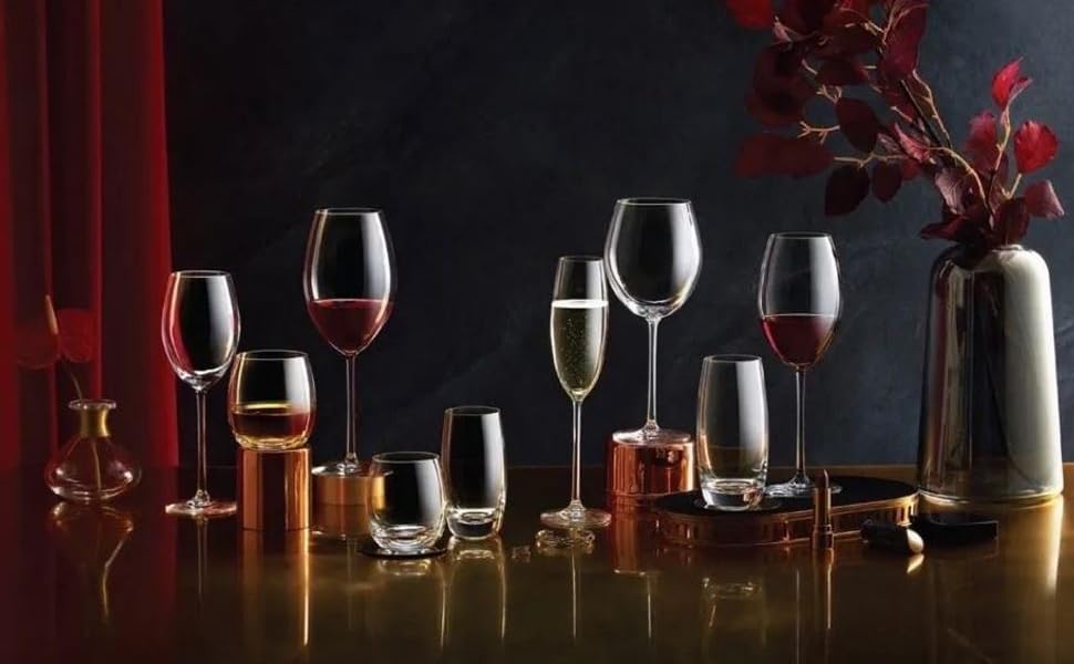Buy LUCARIS Hongkong Hip Wine Glass Set Burgundy 910 ml Red Wine