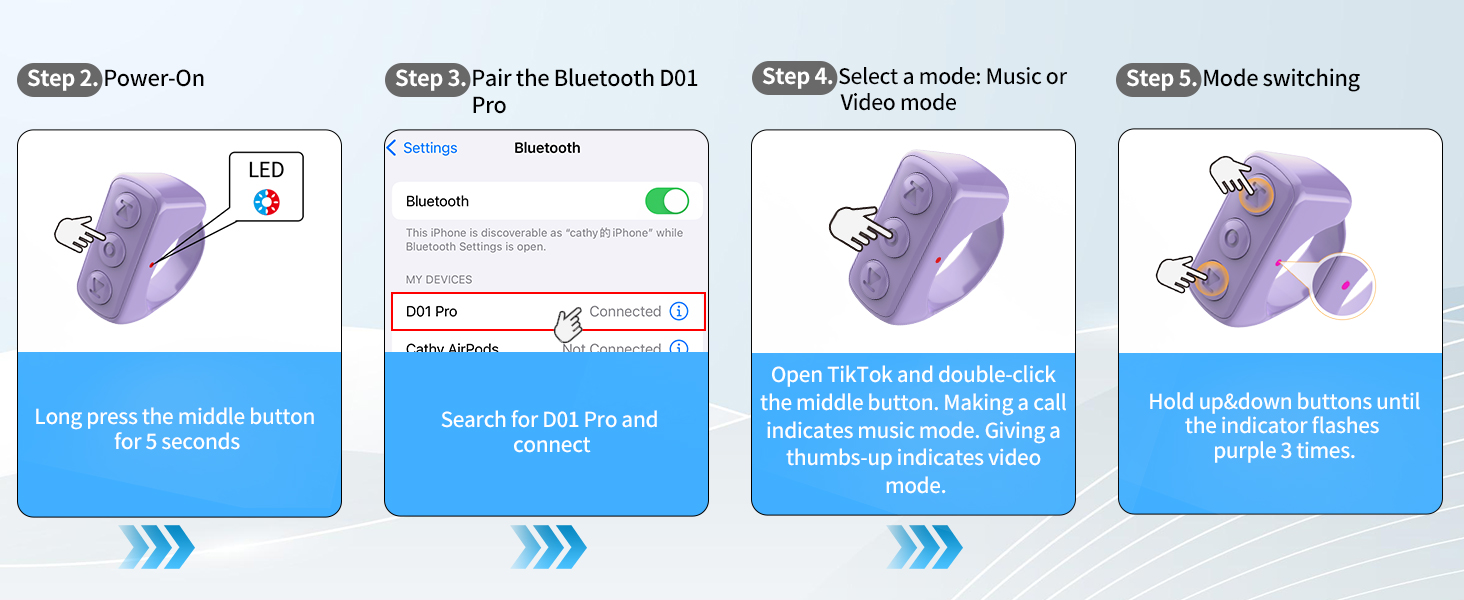 tiktik remote ring