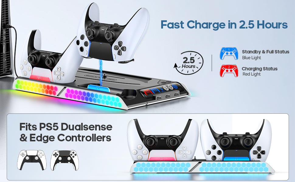 charging base cooling bracket ps5