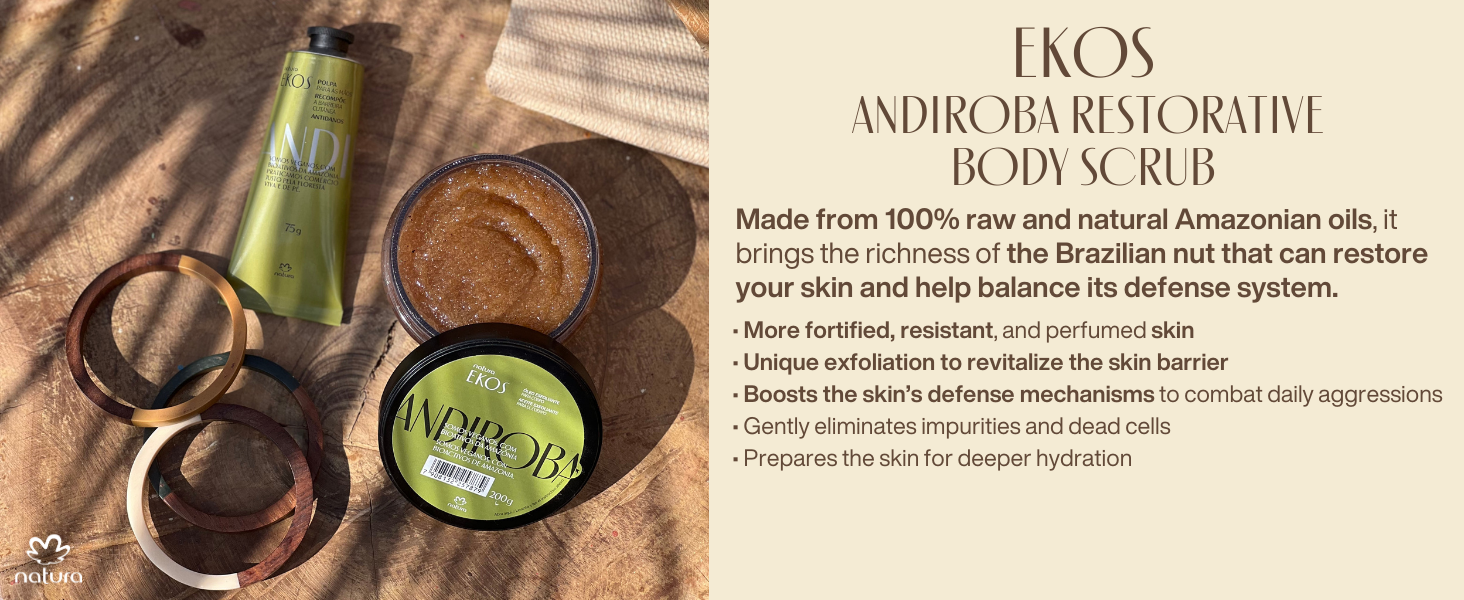 Natura Ekos Andiroba Restorative Body Scrub