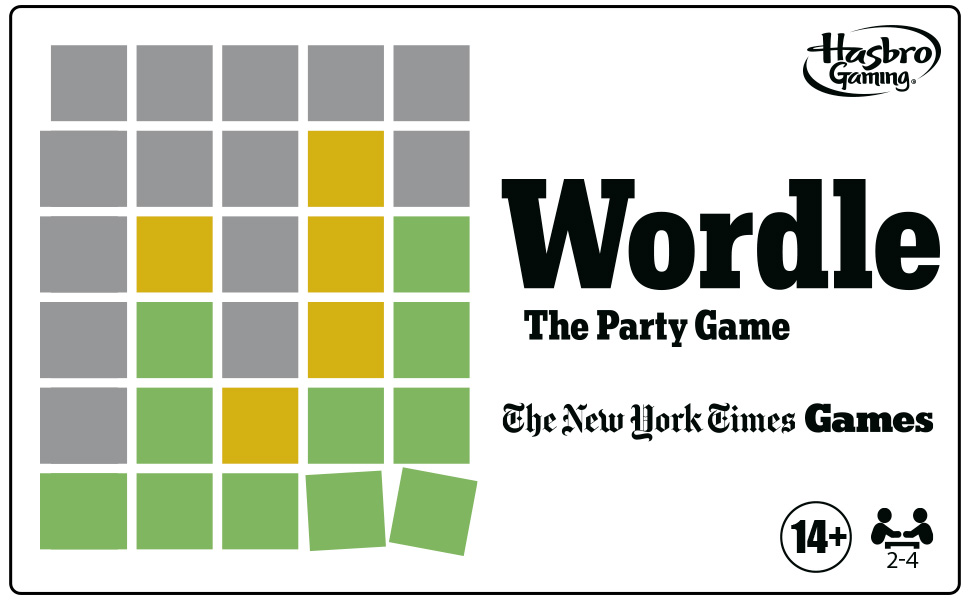 Hasbro Gaming Wordle The Party Game for 24 Players, Ages 14 and Up
