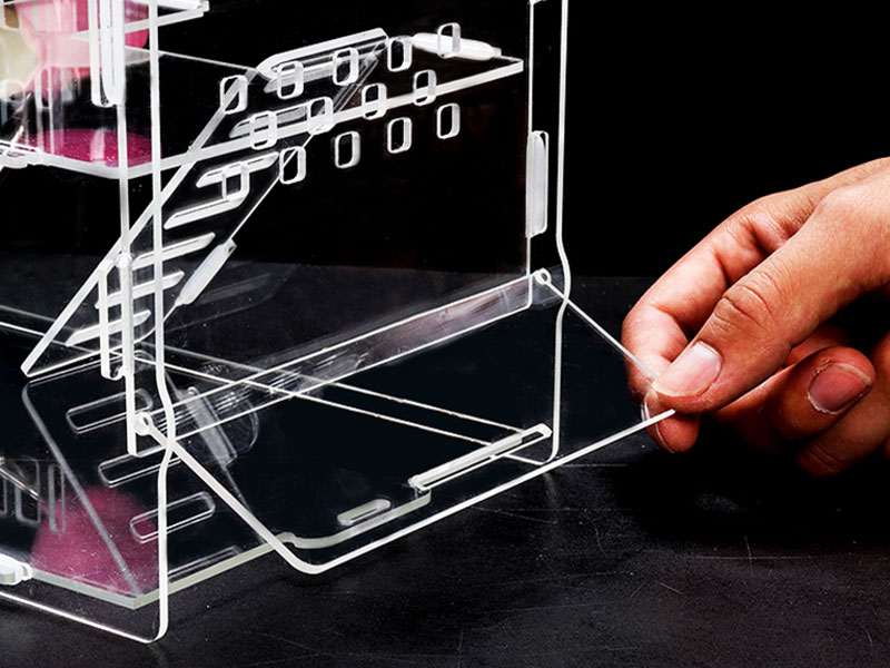 kathson Dwarf Hamster Cage Transparent Hamsters Cages and