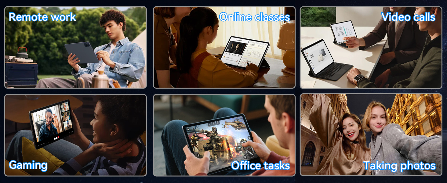 Gaming setup montage showing multiple screens with gameplay footage and gaming peripherals in dark room settings.