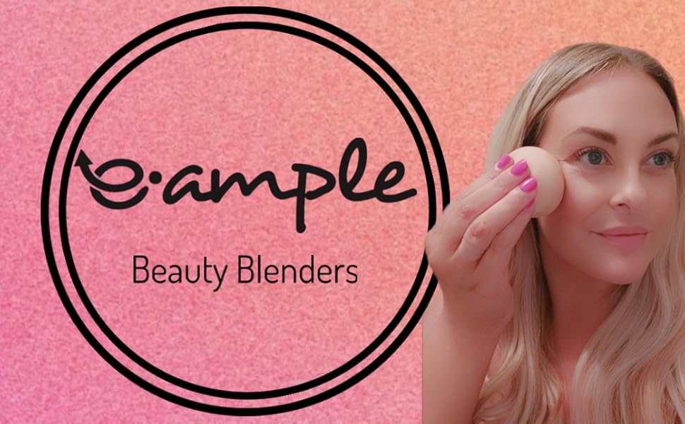 e.ample Marshmallow Beauty Blender & Air Cushion Set, Latex Free Vegan
