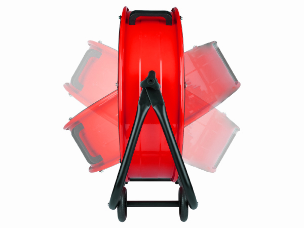 drum fan red