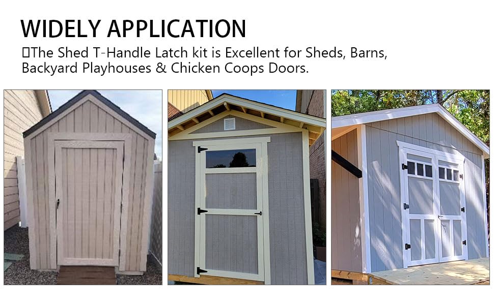 StartFine L-handle Shed Door Lock shed door L handle door handle for shed l handle latch