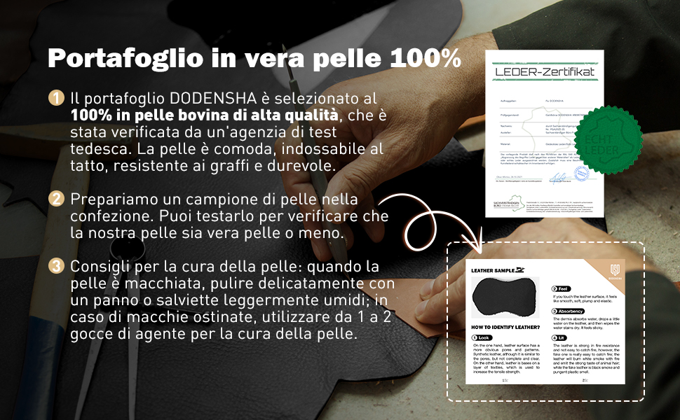 portafogli uomo pelle piccolo