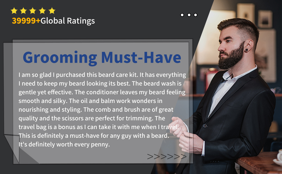 beard care kit for men