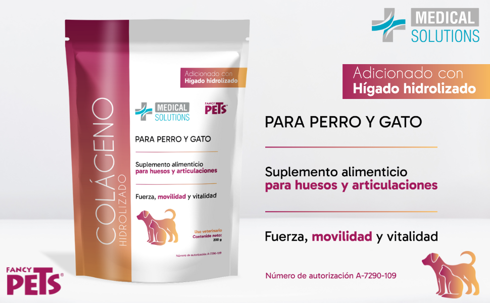 Colageno; Colageno Hidrolizado; Colageno Perro; colageno Gato; Pelo Brillante; Colgeno Hidrolizado