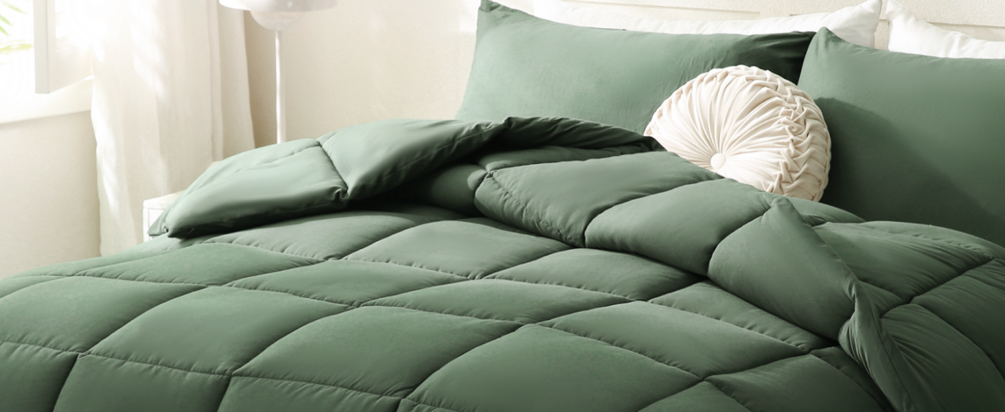 DOWNCOOL Green Oversized King All Season Comforter Quilt Dc7149ba C46f 458e Ae23 776441bc124a. CR0,0,1464,600 PT0 SX1464 V1